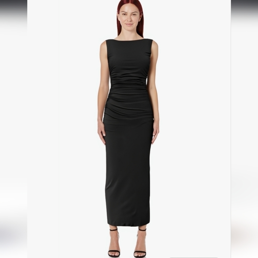 Chic Black Maxi Dress NWT